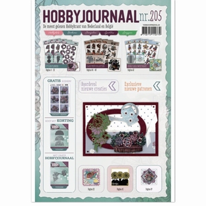 Hobbyjournaal HJ205 (voorjaar 2022) incl. push out vel