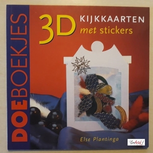 DoeBoekje 1329-7 3D Kijkkaarten met Stickers, E. Plantinga