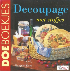 DoeBoekjes Decoupage met stofjes, Margriet Kors
