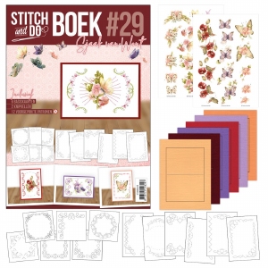 STDOBB029 Stitch and Do boek 29: Lente / bloemen/ vlinders