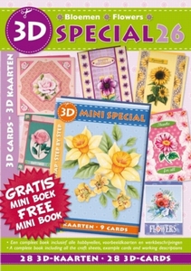 Studio Light 3D Special boek BO3D-26 Bloemen