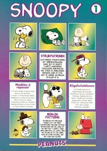 Strijkpatronenboek voor textielschilderen: Snoopy
