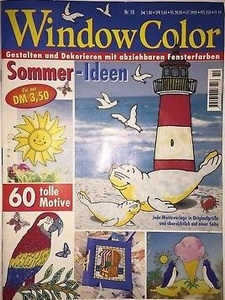 UITVERKOWindow Color nr.10 glasverf Sommer ideen, Duitstalig