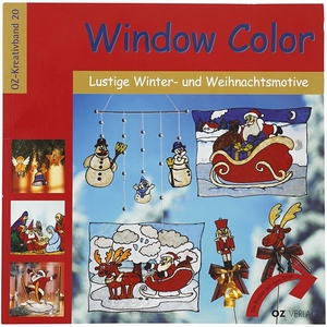 UITVERKOWindow Color OZ-Kreativband 20 Winter/Kerst motieven