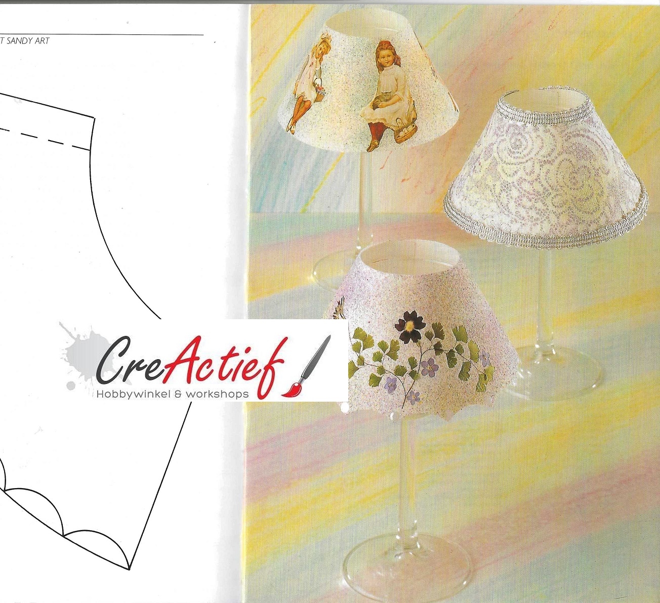 LRVHobby: Kreatief met Sandy Art, Joke Reinders