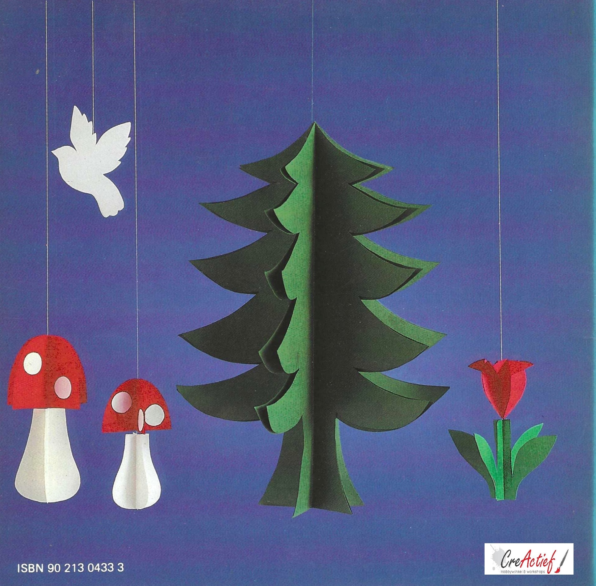 Cantecleer Hobbywijzer  49 Kleurrijke mobiles van papier