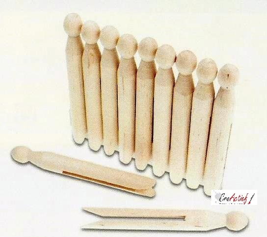 Cantecleer Hobbywijzer 137 Doll Pins, Elle Dreijer