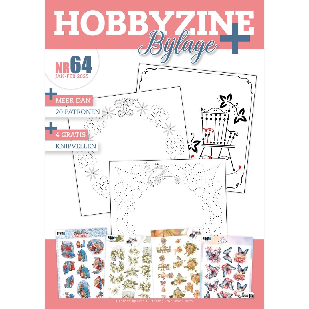 Hobbyzine plus 64 HZ02564 jan-febr 2025 Vlinders in de hoofdrol