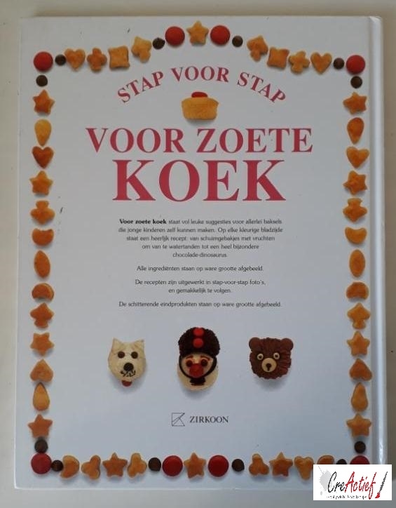 uitg. Zirkoon, Stap voor Stap boek; Voor zoete koek