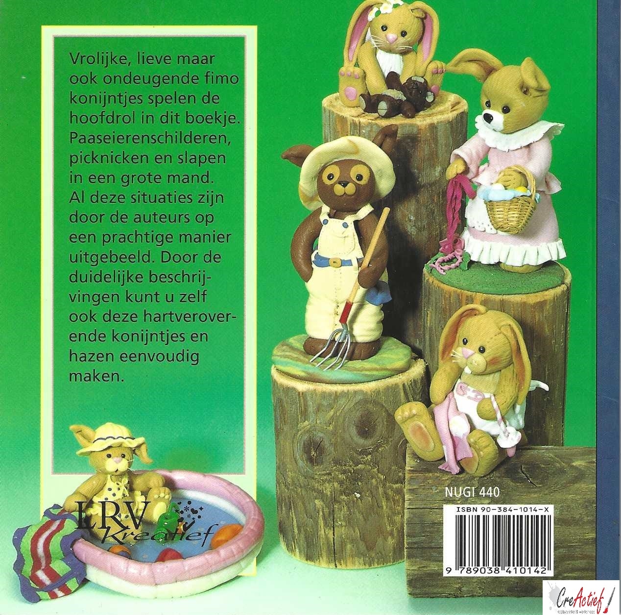 xDoeBoekje 410142 Fimo Konijnenboek, Riky Verhulst