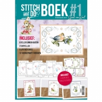 STDOBB001 Stitch and Do boek 1: Lente/Bloemen/Vogels (A6 kaarten)